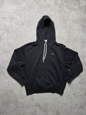 Puma x AMI Embroidered Heart Logo Pullover Hoodie sehr guter Zustand schwarz/weiß Größe EU L
