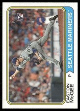 Easton McGee Rookie 2023 Topps Heritage Seattle Mariners #178