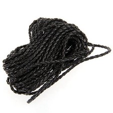 9m Black Braided Leather Necklace Cord String DIY 3mm HOT R1C14984