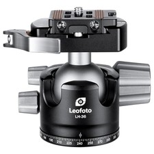 Low Profile 83mm Camera Tripod Ball Head with 360  Pan and Quick Release Plate