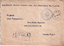 SA40i Romania, Arad Grupul Scolar Sanitar 1959 Writer, Animal to Faget, cover