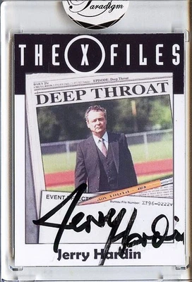 -THE X-FILES- JERRY HARDIN signed/Autograph/Auto Certified Sci-Fi TV Card - Bild 1 von 2
