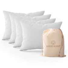 Set of 4 Pillow Cases Queen Standard, 800 TC 100 Egyptian Cotton, Great for ...