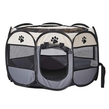 Foldable Pet Dog Playpen, Pop Up Portable Cat Playpen, Indoor/Outdoor for Kit...