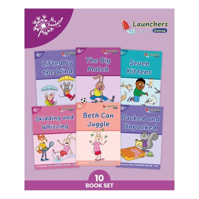 Phonic Books Dandelion Launchers Extras Stages 16-20: Simple two-syllable words,