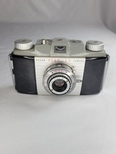 Kodak Pony 135 Model B 35mm Film Camera w/ Leather Case Vintage Shutter Work