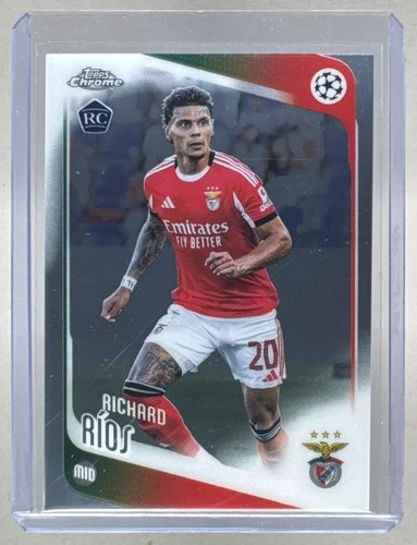 Richard Rios 2025 Topps Chrome UEFA CC #16 Rookie RC
