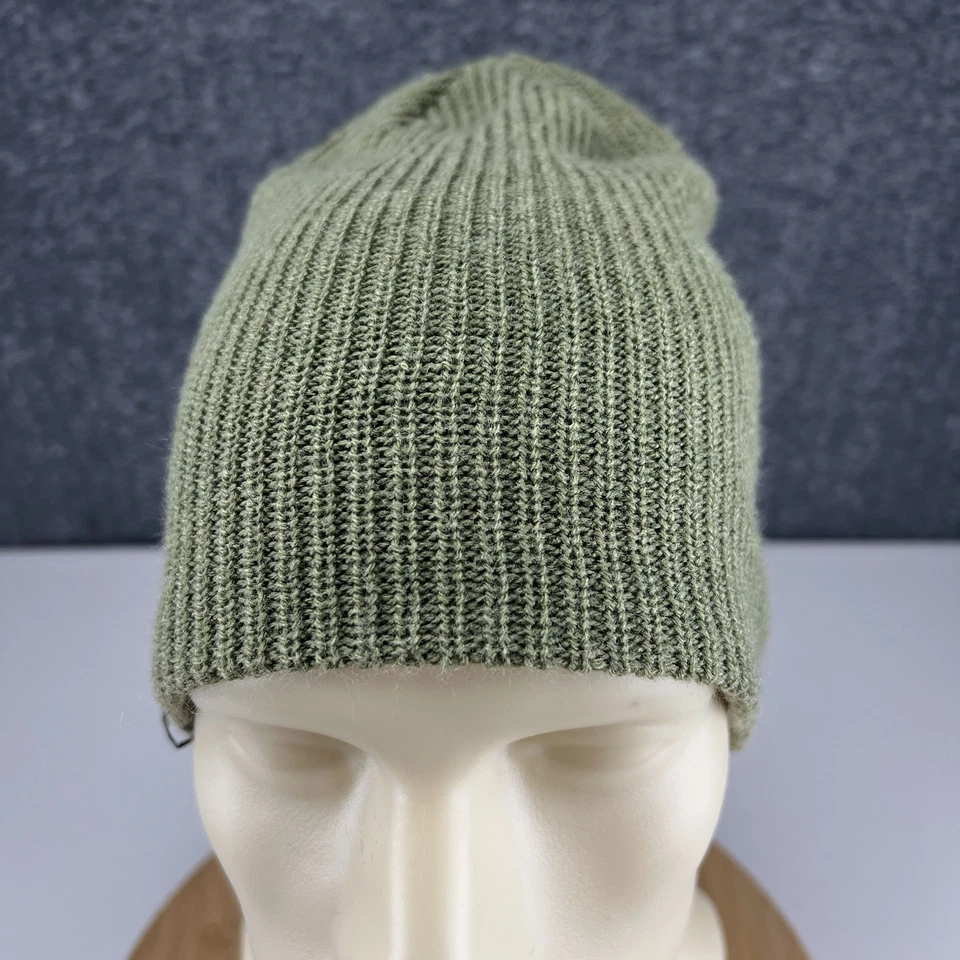 Burton Snowboards Gorro Gorra OSFM Verde Tejido Invierno 100% Acrílico Patinador Foto 3 de 4