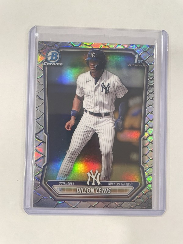 2026 Bowman Chrome Prospects Reptilian Refractor Dillon Lewis #BCP-148