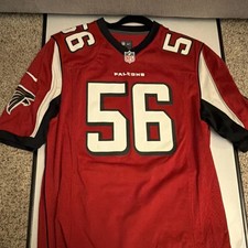 Nike On-Field Sean Weatherspoon #56 Atlanta Falcons NFL Jersey Men’s M Red