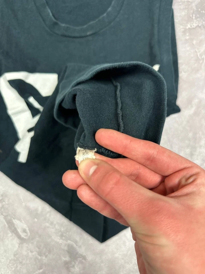 Emporio Armani Mens Black Logo Tank Top L Cotton Blend Sleeveless - Image 4 of 4