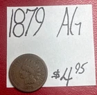 1879 Indian Head Cent Penny! (AG) About Good Condition! ENN Coins