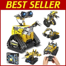 5-in-1 Tracked RC Robotics Building Kit for Boys 8-12