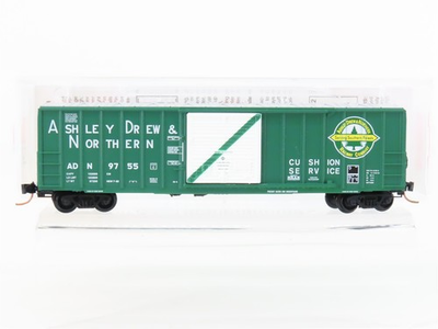 #ad N Scale Micro Trains MTL 25590 ADN Ashley Drew amp; Northern 50#x27; Box Car #9755 $24.95