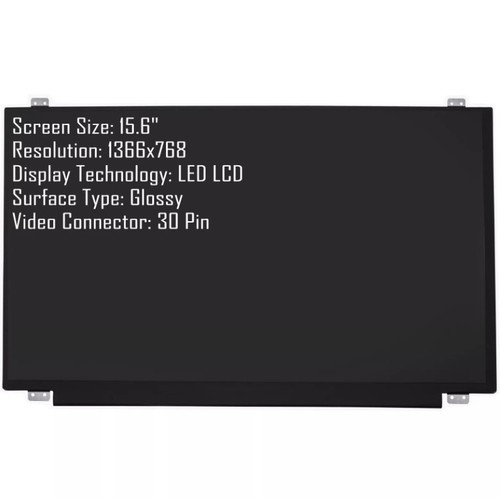 Schermo LCD Per Notebook 15.6" LTN156AT37-402 - HD 1366x768, 30 Pin, Slim, Retroilluminazione LED