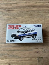 TOMY TEC Tomica Limited Vintage Neo LV-N240a 1/64 Fiat Panda Patrol Car Italy