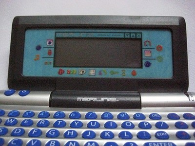 Merlin 2 Electronic Handheld Travel Game & PDA - PRISINE CONDITION must see.
