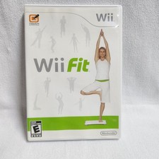 Nintendo Wii Fit Exercise Fitness Workout Cardio Yoga Balance with Manual