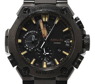 CASIO G-SHOCK MR-G MRG-G2000HB-1AJR GPS Solar schwarzes Zifferblatt Titan Her...