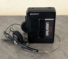 Vintage Sony Walkman WM-2011 Cassette Tape Player with Headphones (Not Working)