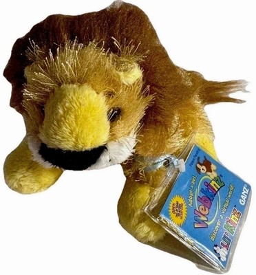 Webkinz Lion NEW retired with sealed tags unused code plush Ganz animal cute NWT