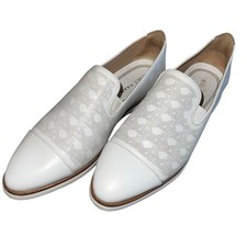 Cole Haan Womens Loafer Size 8 Slip On Perforated Monogram Pattern