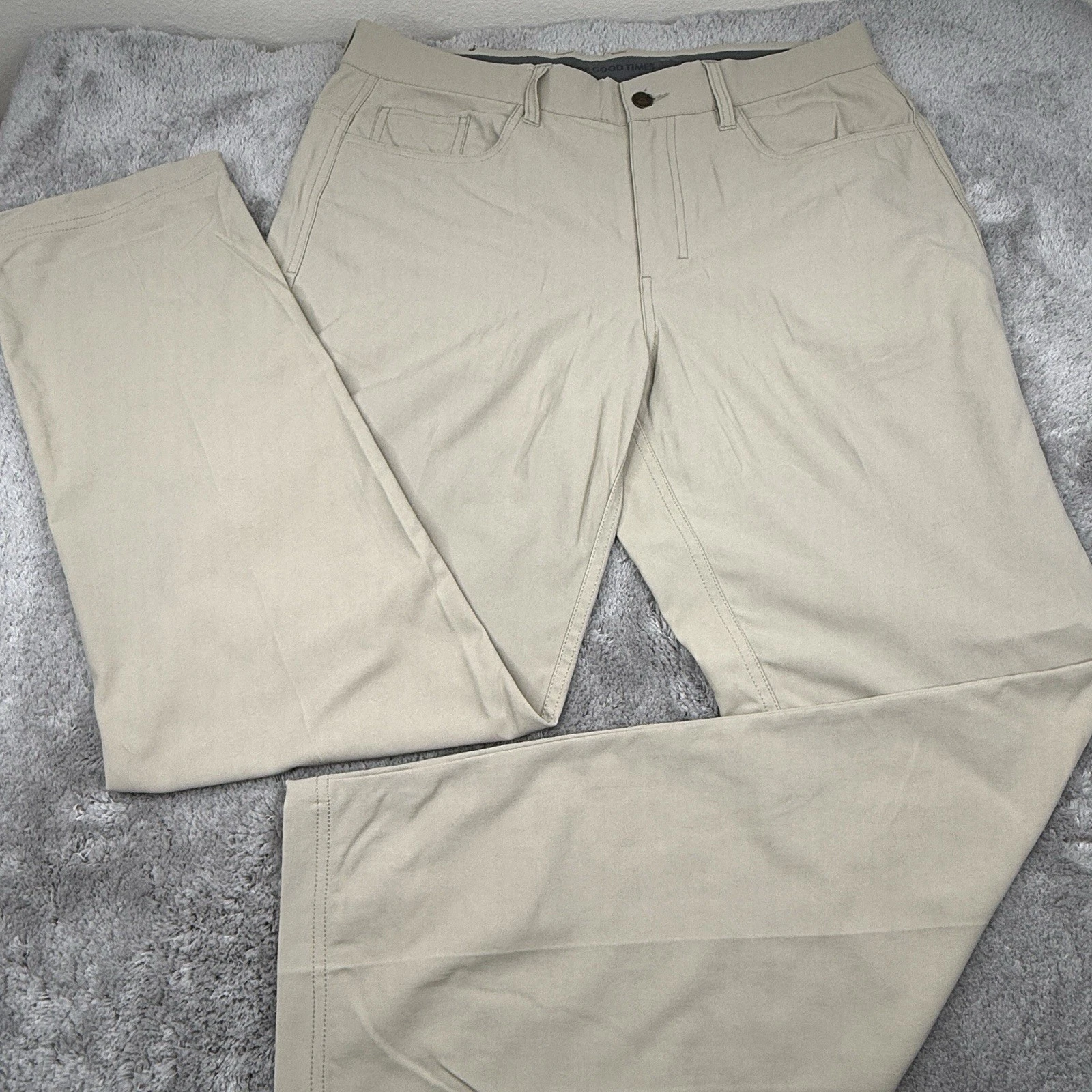 Marsh Wear Pursuit Of Good Times Pants Mens 34x30 Khaki Stretch Performance
