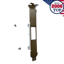 New Full Height Long Bracket for Intel I350-T2 E1G42HT Dell 7MJH5 w/ 2X Screws