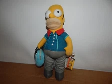 Russ Bowling Homer Simpson Item No. 38221 12" Plush Doll Bear w/ Tag Pin Pals