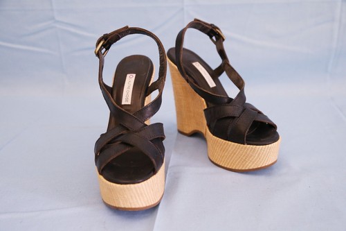 L'autre Chose sandali zeppa platform Corset Heels pelle tg 37,5 tacco 14 - Foto 3 di 24