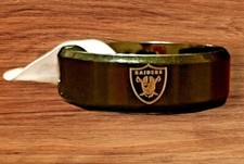 Las Vegas Raiders Mens titanium ring. wedding ring. unique gift