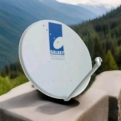 PARABOLA SATELLITARE 100CM GALAXY HD 4K SKY RAI MEDIASET + LNB HOTBIRD ASTRA