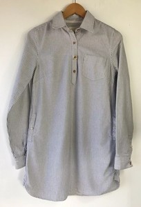 white boyfriend shirt dress