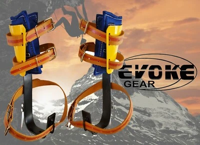 Evoke Gear Tree Climbing Spike Set Climber Tree + Pole Graff Synthetic Leather