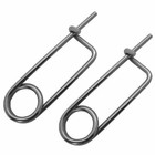 2 x 2mm 3mm 4mm Stainless Steel Fokker Spring Hair Pin Spring Clips ...
