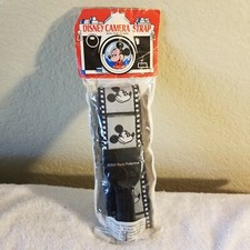 DISNEY CAMERA STRAP - MICKEY MOUSE - VINTAGE PHOTOGRAPHY - NEW OLD STOCK