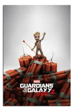 88637 Guardians Of The Galaxy Vol 2 Groot Dynamite Decor Wall Print Poster