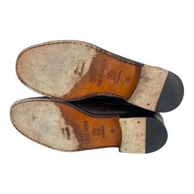 David Eden Alligator Brown Leather Horsebit Slip On Loafers Mens Size 9 David Eden Alligator Brown Leather Horsebit Slip On Loafers  main image 2