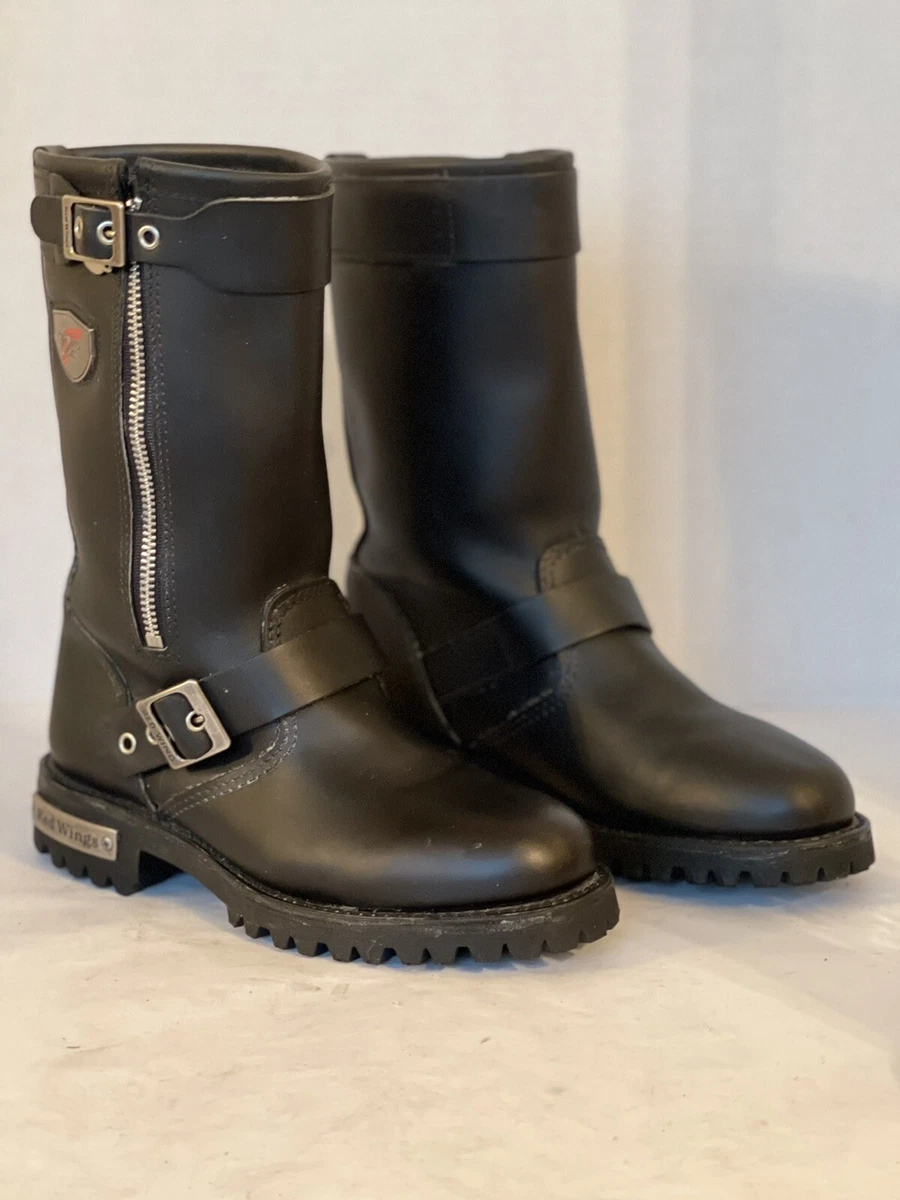 Leather motorcycle boots womens hot sale