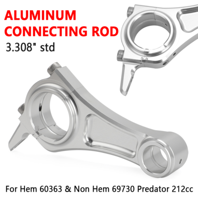 #ad Aluminum Connecting Rod 3.308quot; std For Non Hem 69730 Predator 212cc amp; Hem 60363 $33.99