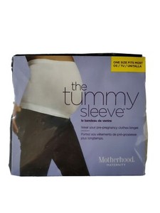 Motherhood Maternity The Tummy Sleeve Black Pregnancy Belly Comfort Nwt Ebay