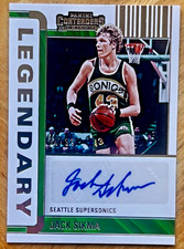 JACK SIKMA 2022-23 Panini Contenders LEGENDARY Auto SP 10/99 #LC-JKS SUPERSONICS