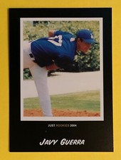 JAVY GUERRA Washington Nationals 2004 Certified *BLACK* Rookie JERSEY # 48/50