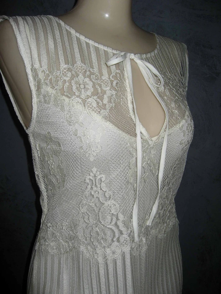 Claire Pettibone 豪华内衣 Chemise Couture 蕾丝象牙色 TORY S NeW $279 — 第 3/4 张图片