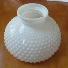 Beautiful Vintage Milk Glass Hobnail GWTW Aladdin Lamp Shade 9 3/4" Fitter