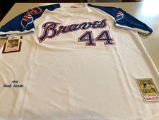 Mitchell & Ness Cooperstown Collection 1974 Braves Hank Aaron Jersey - Mens XL