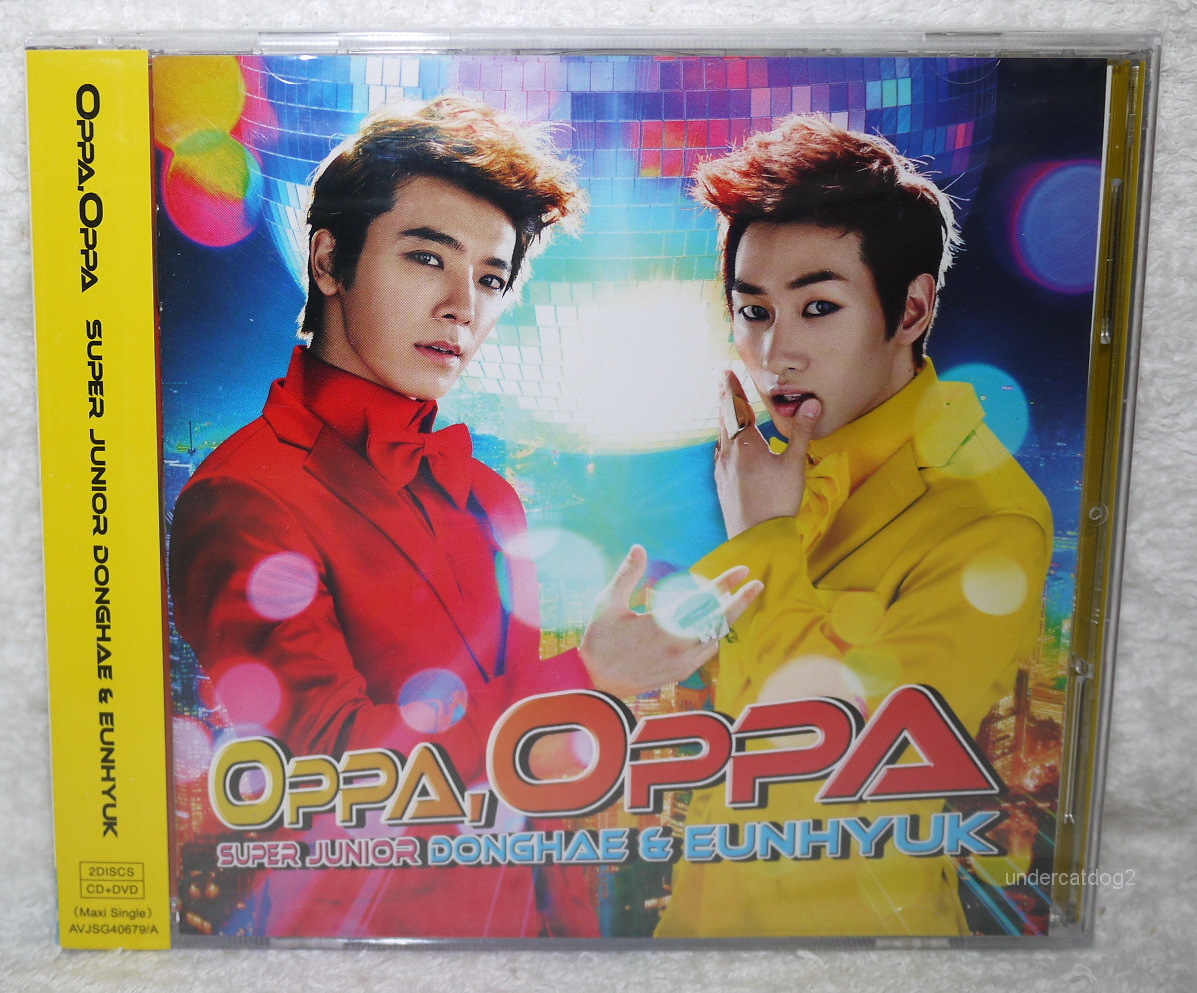 DONGHAE & EUNHYUK Oppa Taiwan CD+DVD -Normal Edition- (Super