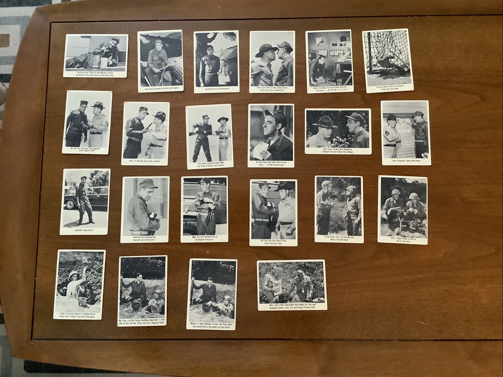 Gomer Pyle USMC (1960's) Fleer Trading cards Lot of 22 eBay