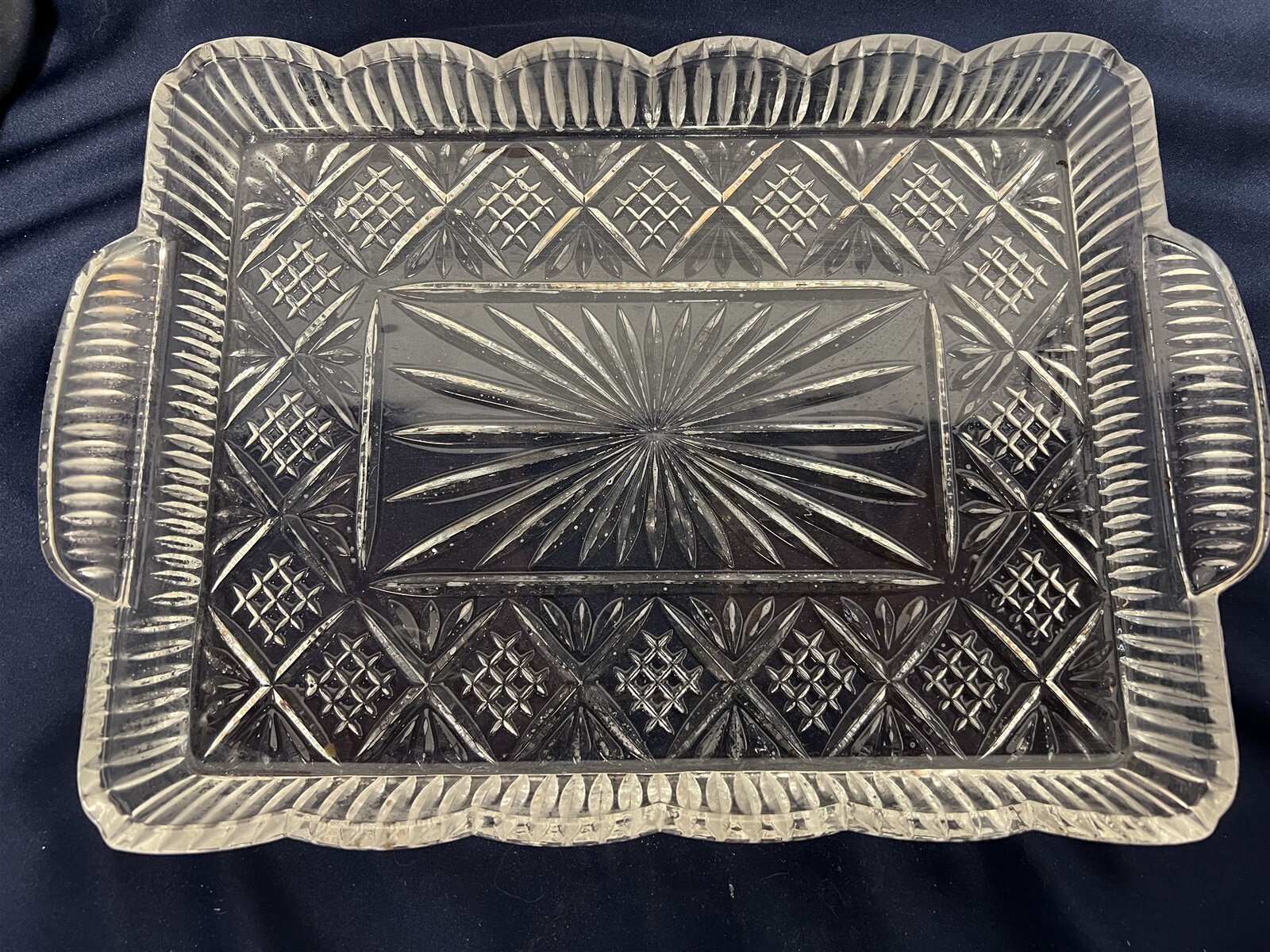 GODINGER Dublin 16" Rectangular Handled Tray eBay