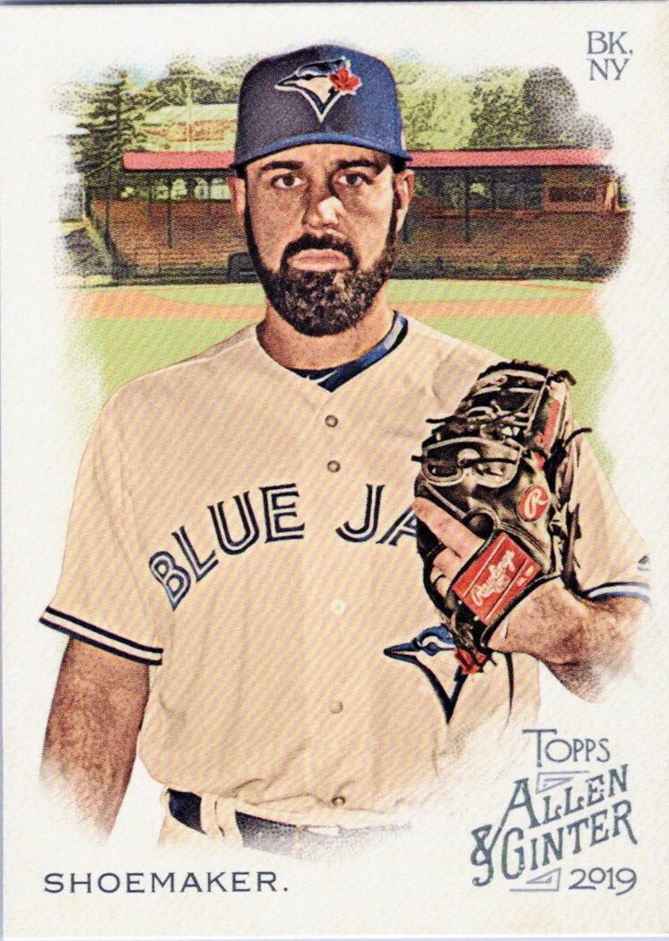 2019 Topps Allen and Ginter #224 Matt Shoemaker Toronto Blue Jays